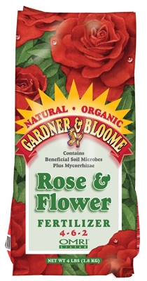 Rose & Flower Fertilizer, 4-6-2, 4-Lbs.