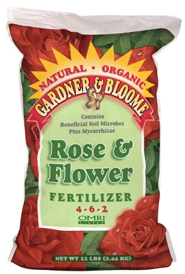 Rose & Flower Fertilizer, 4-6-2, 12-Lbs.