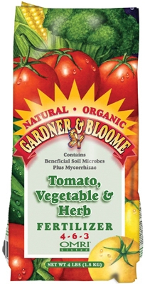 Tomato & Vegetable Fertilizer, 4-6-3, 4-Lbs.