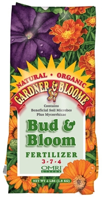 Bud & Bloom Organic Fertilizer, 3-7-4, 4-Lbs.