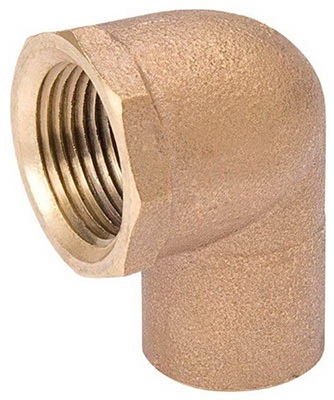3/4-Inch Female Pipe Thread, Cast Copper Elbow