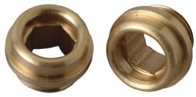 Central Brass 2-Pack 1/2-Inch x 24 Thread Brass Faucet Seat