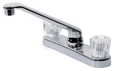 Chrome 2-Handle Kitchen Faucet