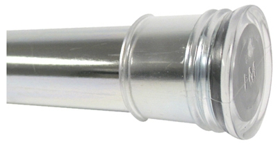 Shower Rod, Tension, Chrome, 42 to 72-In.