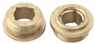 10-Pack 5/8-Inch x 24 Thread Brass Seat