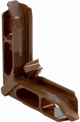7/16 x 3/4-Inch Terratone Bronze Screen Frame Corners for Andersen Frames, 20-Pack