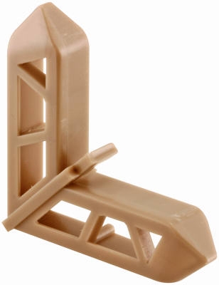 3/4 x 7/16-Inch Bronze Plastic Screen Frame Corners for Pella Frames, 20-Pack