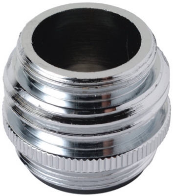 Chrome Plated Brass Adapter, Lead Free, 15/16-In.