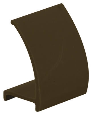 9/32 x 1/2 x 72-Inch Brown Snap-In Rigid Vinyl Glass Retainer