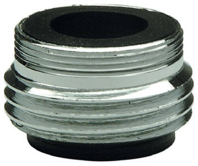 Faucet Aerator Adapter, Dual Thread, 55/64-In. x 27 & 15/16-In. x 27 x 3/4-In.