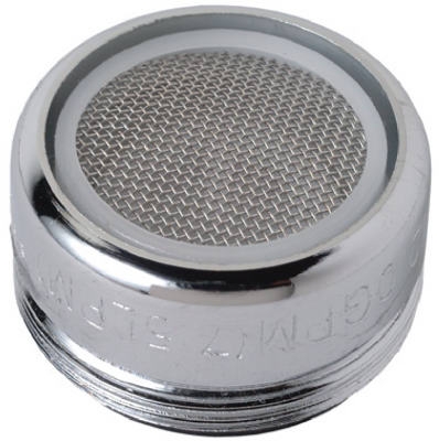 Faucet Aerator, Male, Chrome-Plated Brass, 15/16-In. x 27-Thread