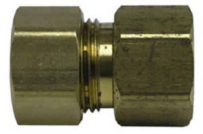 Flare Adapter, 3/8 Compression x 3/8-In. Fine Thread Female