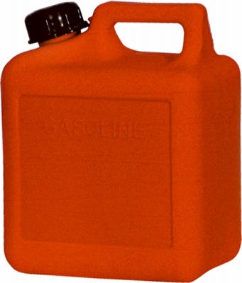 Gas Can, Self-Venting, Red Plastic, 1-Gal. 4-oz.