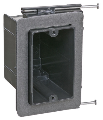 Single Gang Draft Tight Electrical Outlet Box