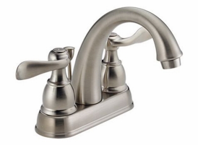 Windemere Lavatory Faucet, 2-Handle, Centerset, Brushed Nickel