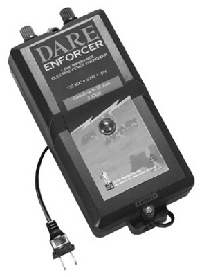 Electric Fence Energizer, 50-Acre, Plug-In