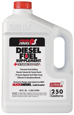 Diesel Fuel Supplement+Cetane Boost Diesel Fuel Anti-Gel, 80-oz.
