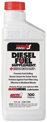 Diesel Fuel Supplement+Cetane Boost Diesel Fuel Anti-Gel, 32-oz.