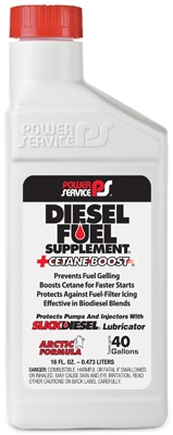 Diesel Fuel Supplement+Cetane Boost Diesel Fuel Anti-Gel, 16-oz.