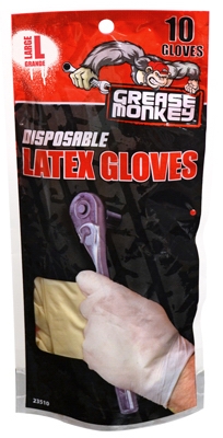 Latex Gloves, Disposable, 10-Ct.