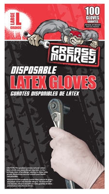 Latex Gloves, Disposable, 100-Ct.