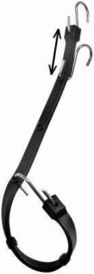 EPDM Versa Strap Adjustable Rubber Tie Down, 34-In.