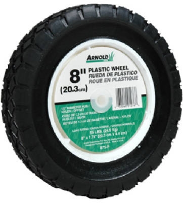 8-Inch Plastic Universal Offset Replacement Lawn Mower Wheel
