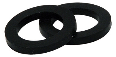 Aerator Washer, Rubber, 31/64 x 23/32 x 3/32-In, 2-Pk.