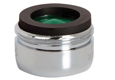 Faucet Aerator, Male, Low Flow, Chrome-Plated Brass, 15/16-In. x 27-Thread