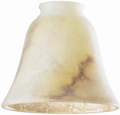 Brown Marble Glass Ceiling Fan Light Shades, Must Purchase in Quantities of 4