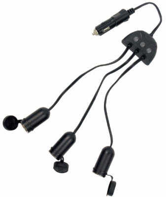 12-Volt Triple Socket Power Pod Adapter