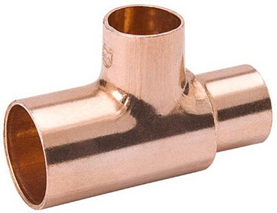 1/2 x 1/2 x 3/4-Inch Wrot Copper Tee