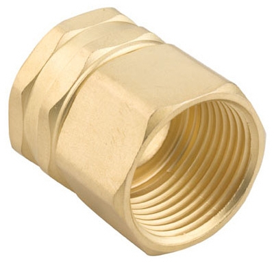 Gilmour Double Female Swivel Brass Connector