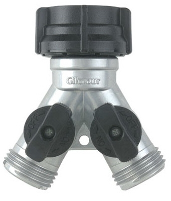 Gilmour Metal Dual Shut-Off Connector