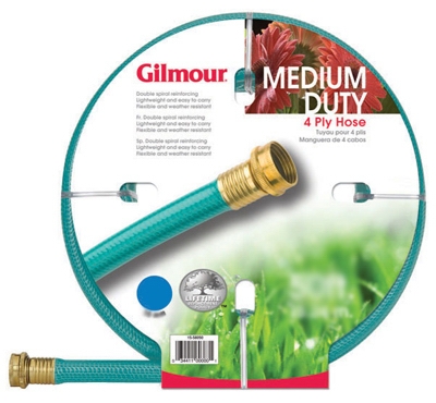 15 Series Garden Hose, Medium Duty, 4-Ply Reinforced Vinyl, 5/8-In. x 25-Ft.