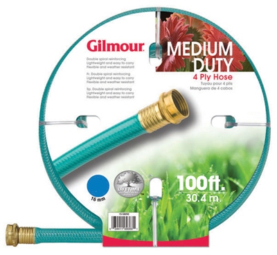 15 Series Garden Hose, Medium Duty, 4-Ply Reinforced Vinyl, 5/8-In. x 100-Ft.