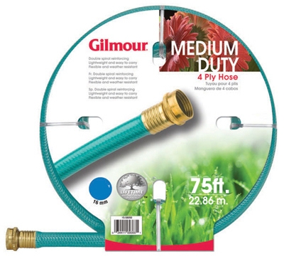 15 Series Garden Hose, Medium Duty, 4-Ply Reinforced Vinyl, 5/8-In. x 75-Ft.
