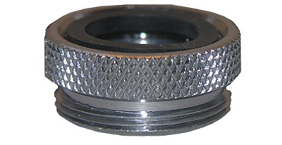 Price Pfister Aerator Adapter, Chrome-Plated, 3/4 x 27 Female Thread x 55/64-In. x 27 Male Thread