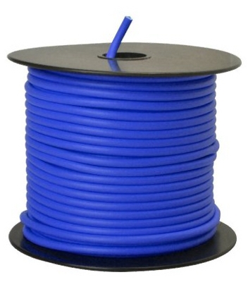 Primary Wire, Blue PVC, 12-Ga. Stranded Copper, 100', Sold In Store by the Foot