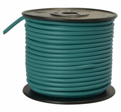 Primary Wire, Green PVC, 10-Ga. Stranded Copper, 100', Sold In Store by the Foot