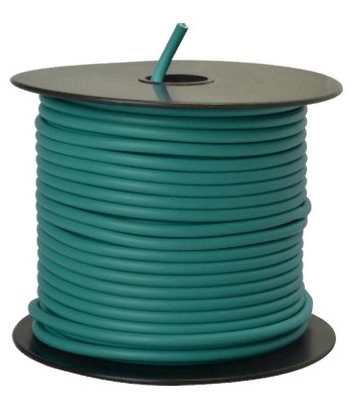 Primary Wire, Green PVC, 12-Ga. Stranded Copper, 100', Sold In Store by the Foot