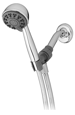 Ecoflow  Showerhead, Handheld, 3 Settings, 2-GPM, Chrome
