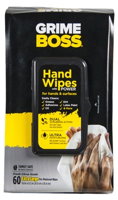 Hand Cleaning Wipes, 60-Ct.