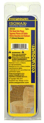 5PC 1 inch FLT Oak Plug