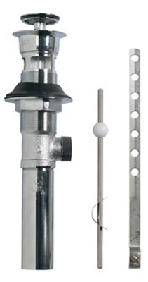 Bathroom Sink Pop-Up Drain, Chrome-Plated