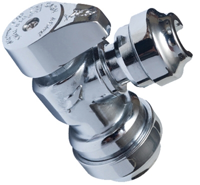 1/2 x 1/4 x 3/8-In. Angle Stop