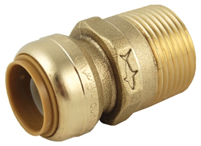 3/4 x 1-In. Male Iron Pipe Straight Connector