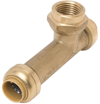 1/2 x 1/2 x 1/2-In. Slip Pipe Tee, Lead-Free