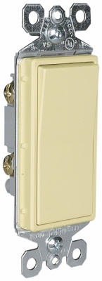10-Pack Ivory 15-Amp 120/277-Volt Grounded 1-Pole Decorator Switch
