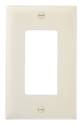 Wall Plate, Decorator Opening, Almond Nylon, 10-Pk.